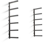 Bora - rtelier mural 6 niveaux ? support de rangement bois / pices longues ? capacit totale 300 kg ...