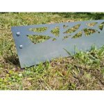 Bordure flexible en acier galvanis� avec d�cor