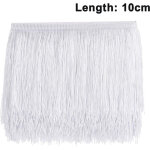 Bordure  franges de 10 m - gland  franges de 15 cm / 10 cm de largeur pour jupe, robe de marie, abat ...
