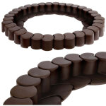 Bordure de jardin carrossable pour massifs de fleurs - 32 parties, 410 cm