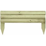 Centrale brico - bordure  planter minitraverse bois naturel, h. 30 x l. 55 cm