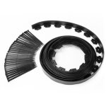 Idmarket ? bordurette de jardin flexible 8 m en poly�thyl�ne recycl� ? hauteur 12 cm ? 24 piquets fournis ...