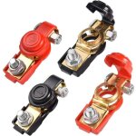 Bornes de batterie connecteur, 2 paire connecteurs borne de batterie, 12v batterie terminal, 24v / 48v ...