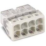 Borne pour bo�te de d�rivation compact - pour conducteurs rigides - max. 2, 5 mm� - 8 conducteurs - bo�tier ...