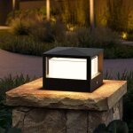 Borne clairage extrieur, 15w led lampe de jardin exterieur ip65 lampadaire exterieur en aluminium, ...