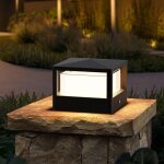 Borne clairage extrieur, 15w led lampe de jardin exterieur ip65 lampadaire exterieur en aluminium, ...