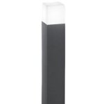 Borne d'�clairage ext�rieur tower - perenz, avec ampoule e27 max. 20w, ip54, aluminium peint, anthracite, ...