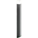 Borne d'�clairage ext�rieur tower - perenz, avec ampoule e27 max. 20w, ip54, aluminium peint, gris clair, ...
