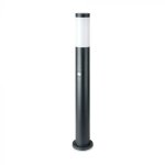 Borne d'ext�rieur anthracite avec d�tecteur de mouvement ? hauteur 80cm ? ip44 ? pour ampoule e27 jusqu'� ...