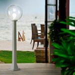 Fumagalli - bornes d'extrieur 'giaffa g250' - cct - e27 - 8, 5w - gris