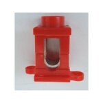 Sib adr - borne de fixation  pattes rouge pour cable 25mm 63a polycarbonate polyamide ( l'unit) serrage ...