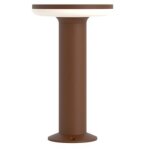 Borne led d'extérieur mac floor corten 3000k - 12w ip65 en aluminium h30cm - downlight - beneito & faure ... Borne led d'extérieur mac floor corten 3000k - 12w ip65 en aluminium h30cm - downlight - beneito & faure ...