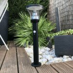 Borne led solaire diva - d�tecteur de mouvements - 3 modes d'�clairage de 75 � 600 lumens
