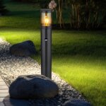 Lampadaire ext�rieur lampe de jardin lampe d'all�e avec d�tecteur de mouvement lampadaire de jardin d�tecteur ...
