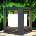Borne lumineuse d'ext�rieur, 720 lm, 16 w, �clairage de jardin, lampadaire d'ext�rieur en aluminium ip65, ...