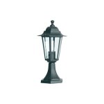 Borne lumineuse extérieure 100w noire initialis Borne lumineuse extérieure 100w noire initialis