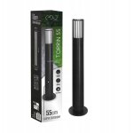 Borne lumineuse extérieure torrin 55cm ip44 gu10 220 - 240v noir edo777716 edo solutions Borne lumineuse extérieure torrin 55cm ip44 gu10 220 - 240v noir edo777716 edo solutions