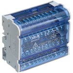 Borne pour tableau �lectrique 4 p�les qm412515c ? tension d'isolement 500v ? corps isolant polycarbonate ...