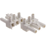 Rs pro - bornier de raccordement 3 p�les , a visser, 16a ( prix pour paquet de 5 )