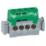 Bornier de r�partition isol� ip2x terre 4 connexions 1, 5mm� � 16mm� vert longueur 47mm legrand 004830 ...