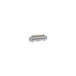 Bornier de répartition 75mm nu sur support gris 8 trous pour fil 1. 5 à 16mm2 max legrand 004822 Bornier de répartition 75mm nu sur support gris 8 trous pour fil 1. 5 à 16mm2 max legrand 004822