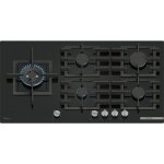 Bosch 6 series ppm9a6i40 black integrated 90 cm hob plaque de cuisson au gaz de 5 zone(s)