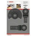 Bosch ? kit de base 3 lames pour outils multifonctions ? lames pour bois et m�tal ? changement rapide ...