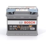 Bosch - batterie de dmarrage auto s5 agm s5a05 12v 60ah 680 a en - compatible start - stop