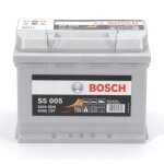 Bosch - batterie de dmarrage auto s5 s5005 12v 63ah 610a (en)