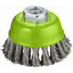 Bosch - brosse boisseau 75 mm � fils d'inox torsad�s 75 mm, 0, 5 mm, m14