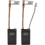 Convient pour bosch gbh 5 - 40 de / gbh 5 - 40 dce / gsh 5 ce / gsh 5 e - 4x balais de charbon moteur ...