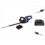 Bosch ghe 18v - 60 professional taille - haie sans fil 18 v 60 cm brushless + 1x batterie procore 4, ...