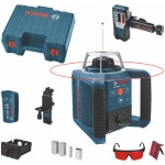Bosch ? laser rotatif 360� ? auto - nivellement 8% ? affichage intuitif ? pr�cision pour chantiers humides ...