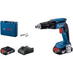 Bosch - outillage - visseuse  plaques de pltre sans fil 12 v avec chargeur de vis, 2 batteries 2, 0 ...