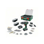 Perceuse - visseuse bosch - universaldrill 18 (livr�e avec 2 batteries 1, 5 ah, systemebox, 241 accessoires) ...