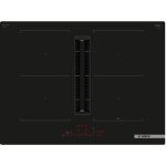 Bosch - table de cuisson aspirante induction 71cm 4 feux 3600w noir pvq711h26e
