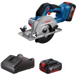 Bosch professional - 18v system scie circulaire sans fil gks 18v - 51, moteur sans balais, incl. 2 x ...
