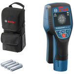 Bosch professional - appareil de localisation wallscanner d - tect 120 de bosch, 4 piles lr6 de 1, 5 ...