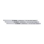 Set de 3 lames de scie alternative precise 150 mm (lame bimtal durable pour coupes prcises mtal / ...