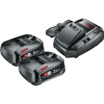 Bosch - stareter set 18 v (2 batteries 2, 5 ah + al 1830 cv) batterie 18 v Bosch - stareter set 18 v (2 batteries 2, 5 ah + al 1830 cv) batterie 18 v