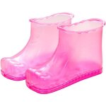 Bottes de massage des pieds et chaussures de bain de pieds (18cm - rose rouge)