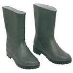 Bottes en pvc vertes � talon de 40 ? imperm�ables et antid�rapantes