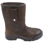 Bottes de scurit uranus fourre en cuir s3s hi ci sc lg sr fo - levac 43