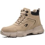 Bottes tactiques imperm�ables pour hommes, bottes � bout en acier avec semelle int�rieure r�sistante ...