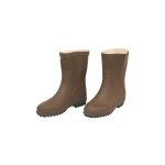 Bottines en caoutchouc de couleur marron pour le travail et le jardin n 42