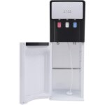 Bottom loading water cooler dispenser, distributeur d'eau sur pied pour eau chaude et froide, blanc distribute ...