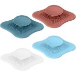 Bouchons evier cuisine, bouchon baignoire universel en silicone bouchon de filtre accessoires de pour ...