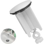 Bouchon de lavabo universel, bouchon de lavabo de salle de bain de 40 mm, bouchon de vidange de remplacement, ...