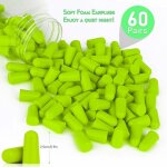 Bouchons d'oreilles, bouchon d'oreilles anti bruit 35. 5 db, boule quies pour dormir en mousse souple, ...