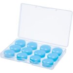 Bouchons d'oreille en silicone bouchons d'oreilles rutilisables avec tanches rduction du bruit pour ...